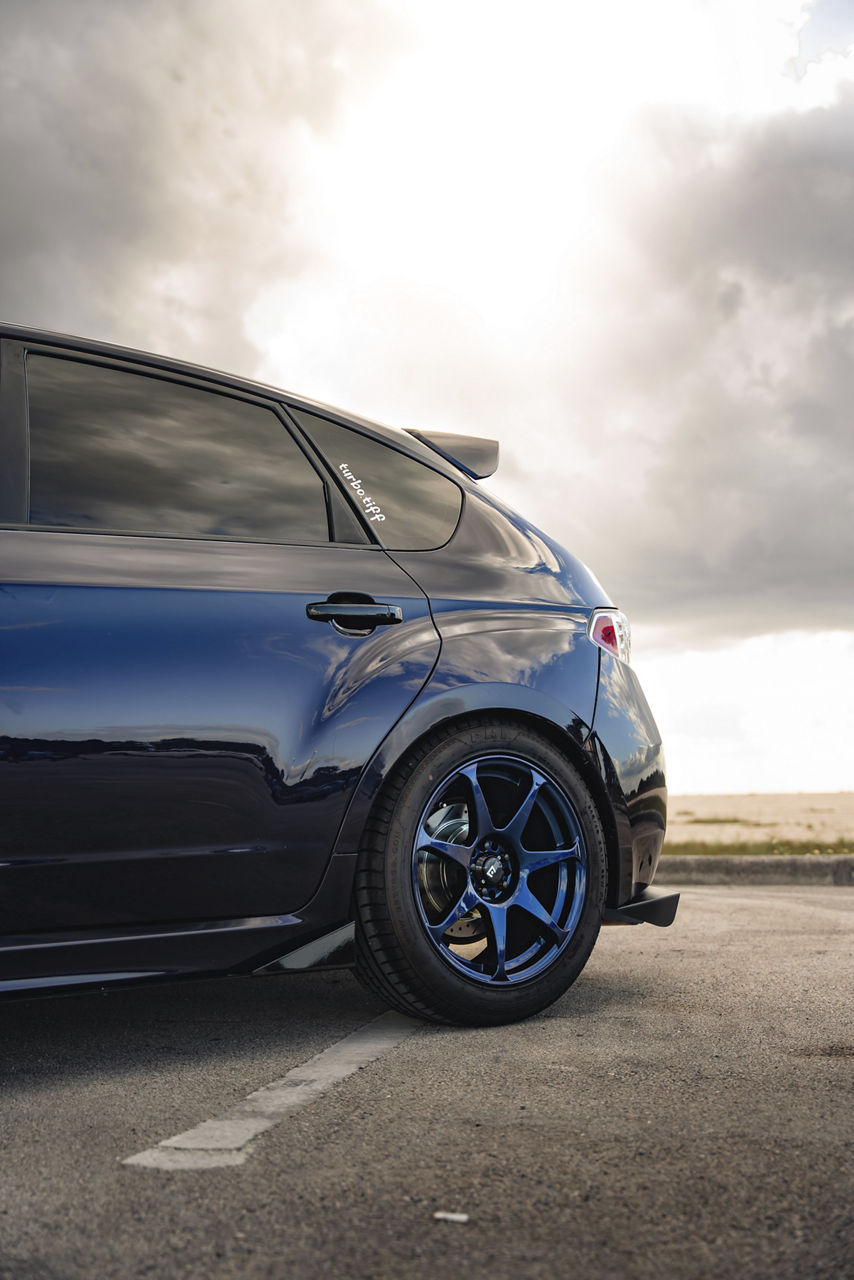 2012 Subaru WRX - Motegi BATTLE - Blue | Motegi Wheels